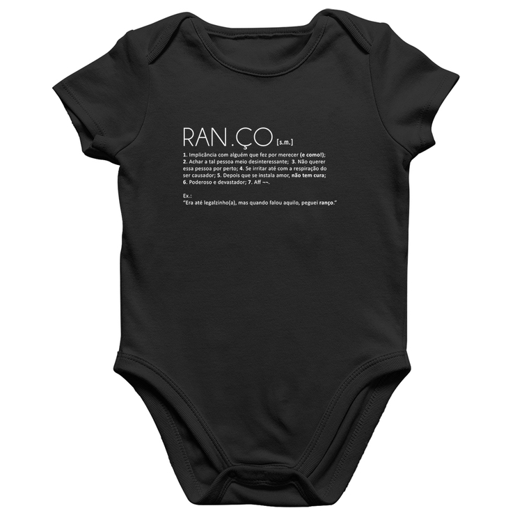Body Bebê Algodão Ranço: Definição