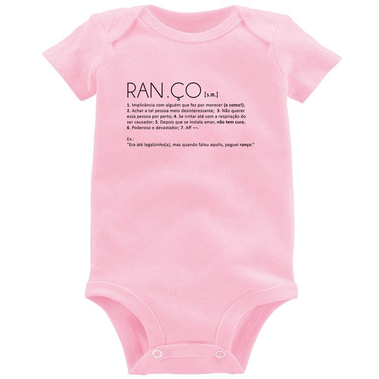 Body Bebê Ranço: Definição - Rosa Bebê