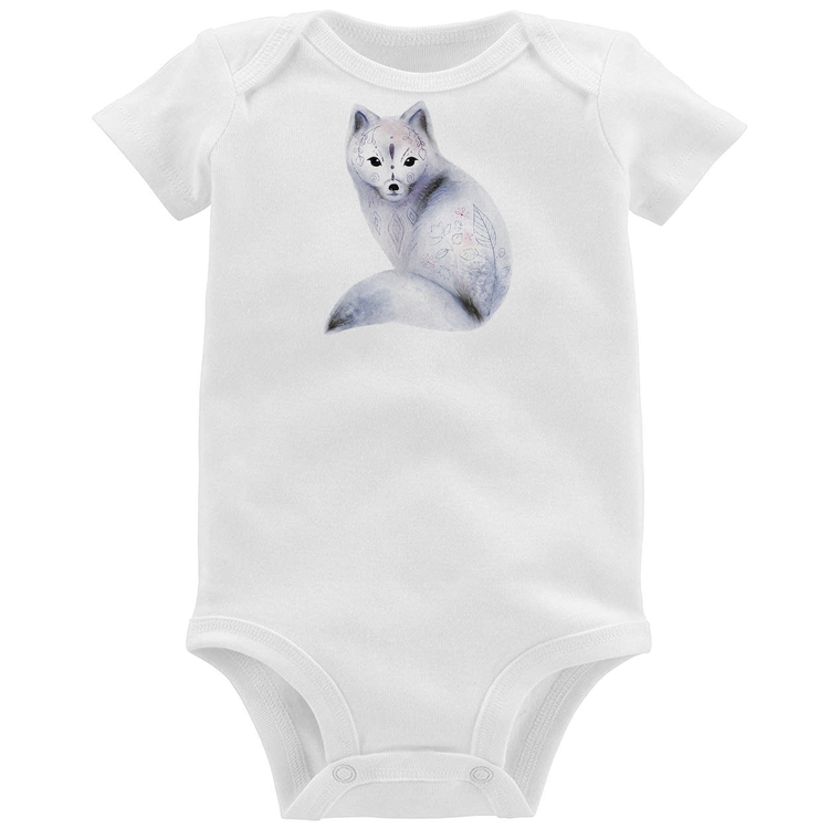 Body Bebê Raposa Arte