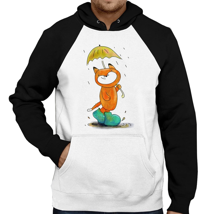 Moletom Raposa Fofinha Na Chuva