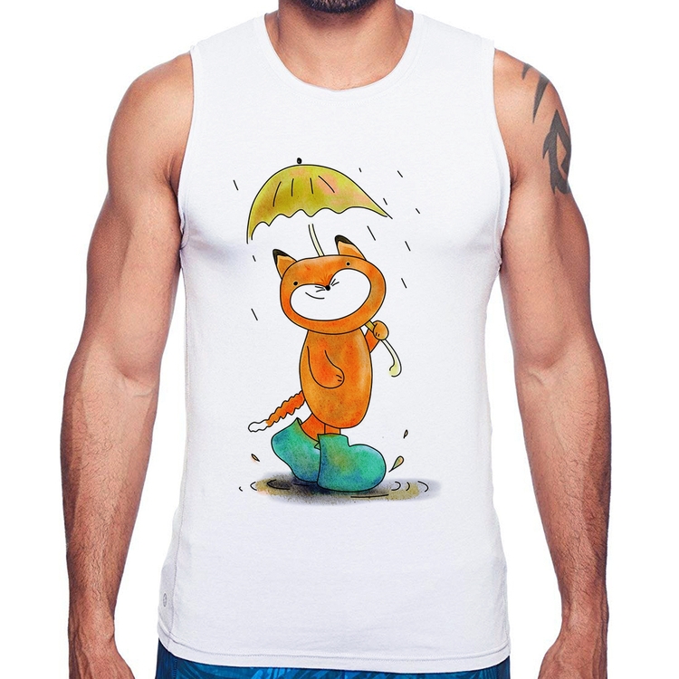 Regata Raposa Fofinha Na Chuva