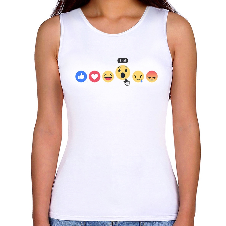 Regata Feminina Reações Facebook Eita!