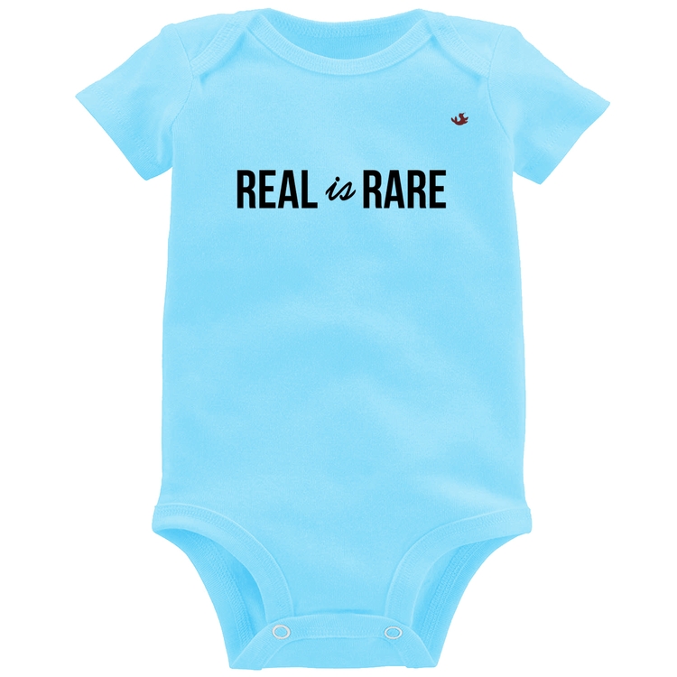Body Bebê Real is Rare - Azul Bebê