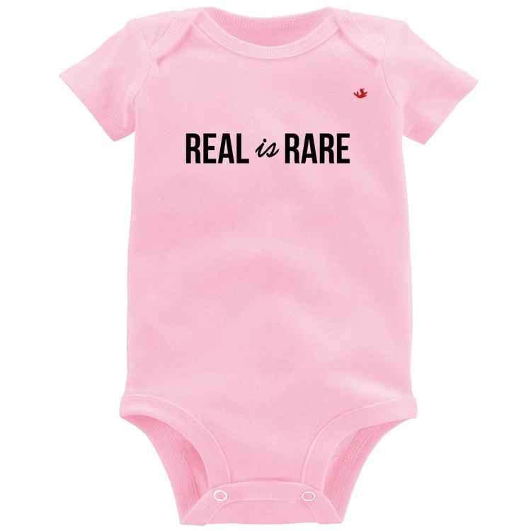 Body Bebê Real is Rare - Rosa Bebê