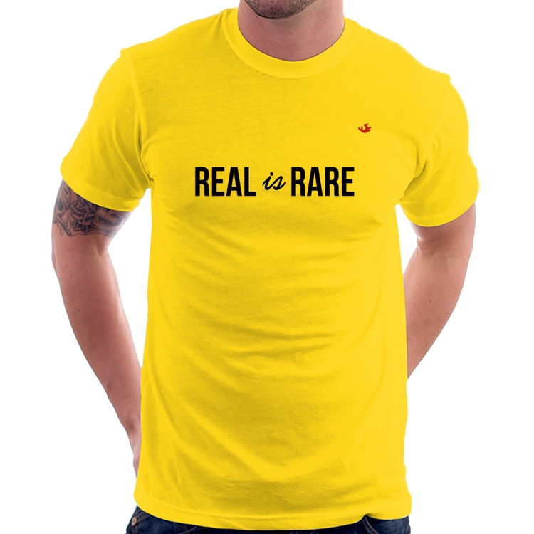 Camiseta Real is Rare - Amarela