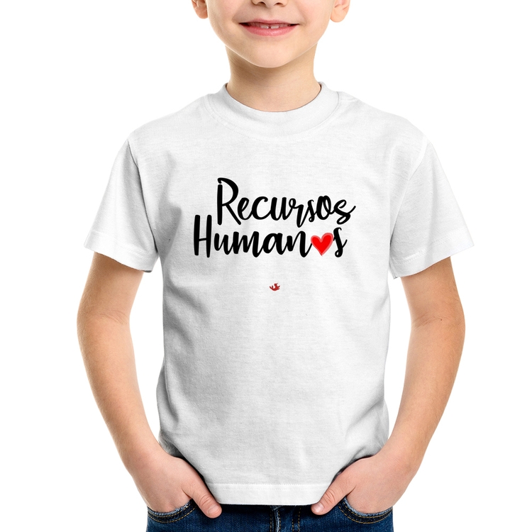 Camiseta Infantil Recursos Humanos por amor