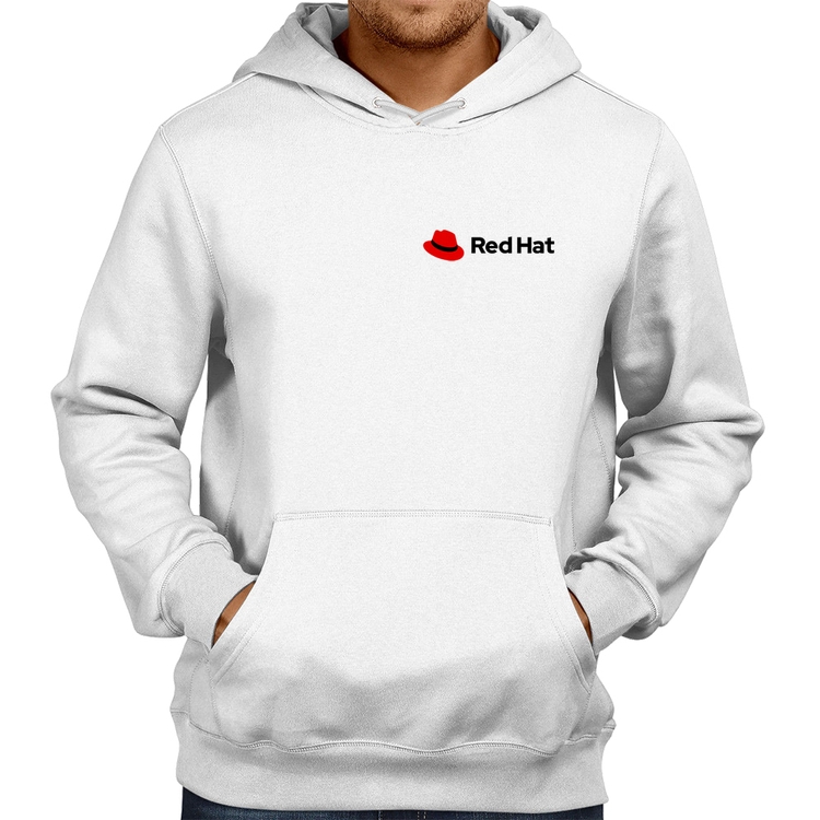 Moletom Red Hat Linux - Branco