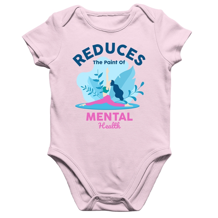 Body Bebê Algodão Reduces The Paint Of Menthal Health - Rosa Bebê