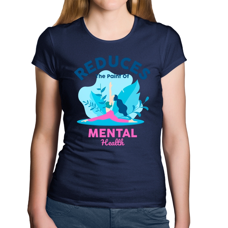 Baby Look Algodão Reduces The Paint Of Menthal Health - Marinho