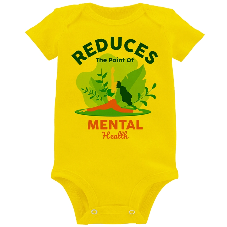 Body Bebê Reduces The Paint Of Menthal Health - Amarelo