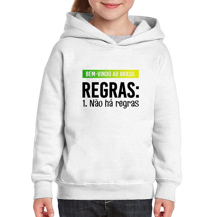 Moletom Infantil Regras: Não há regras