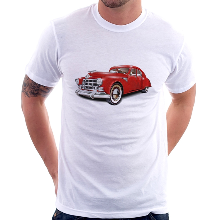 Camiseta Retro Classic Red Car