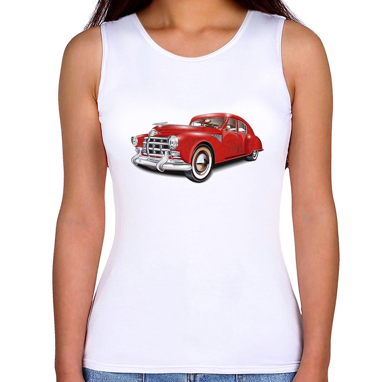 Regata Feminina Retro Classic Red Car