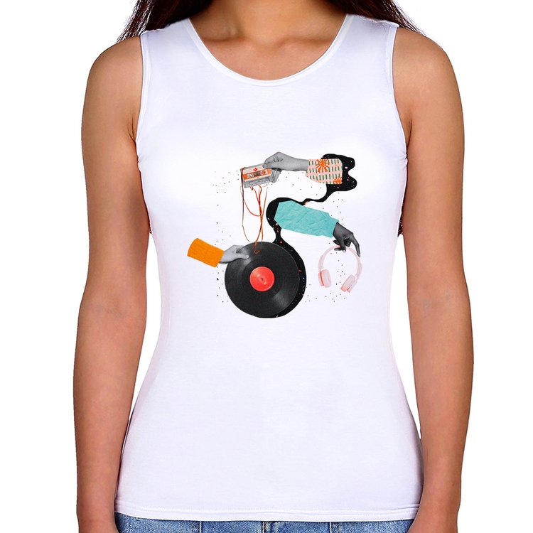 Regata Feminina Retro Music
