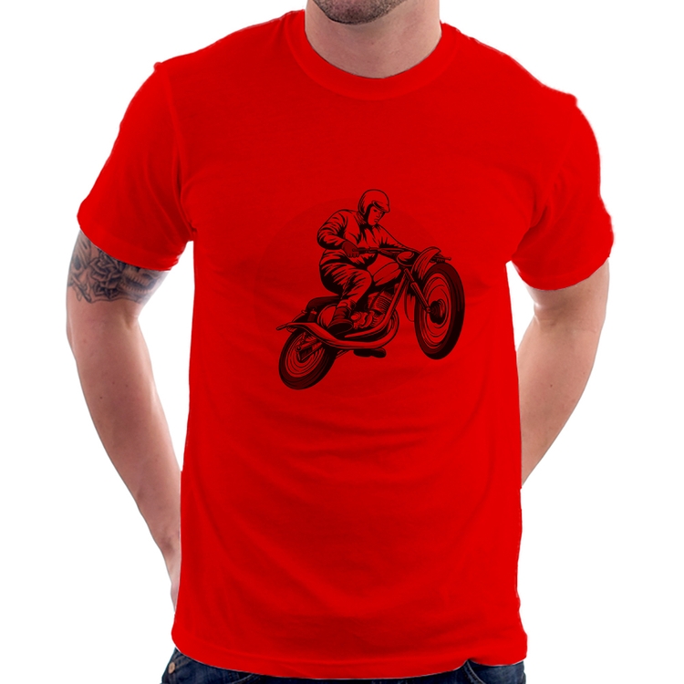 Camiseta Ride Fast Or Die - Vermelha