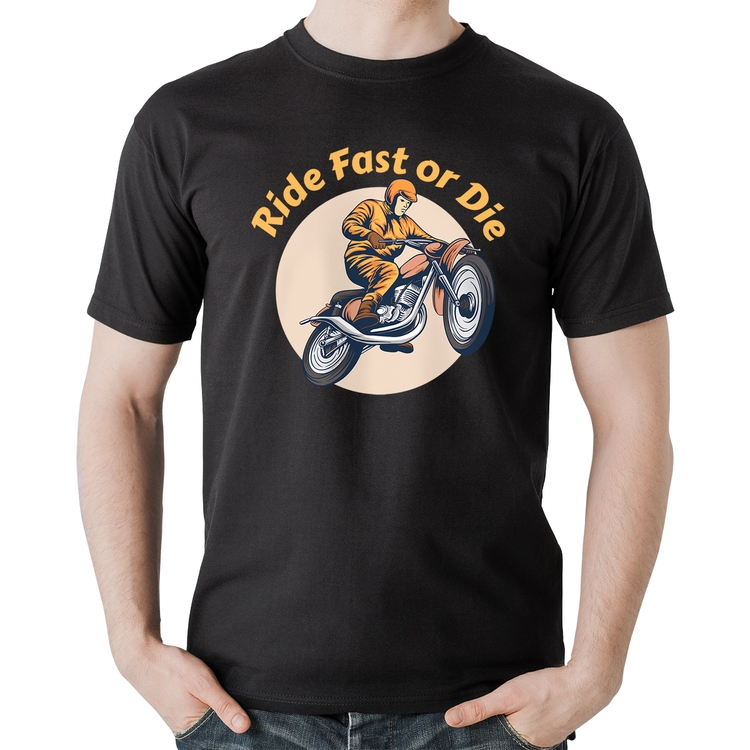 Camiseta Algodão Ride Fast Or Die