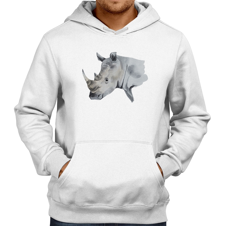 Moletom Rinoceronte - Branco