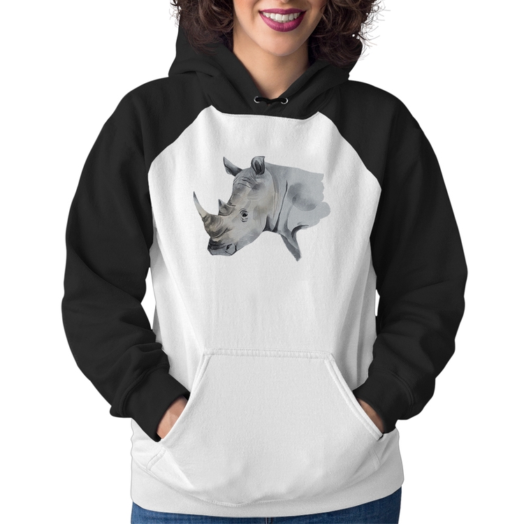Moletom Feminino Rinoceronte