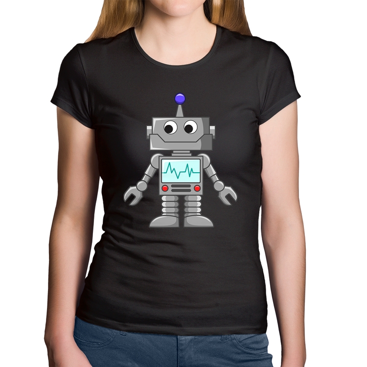 Baby Look Algodão Robozinho