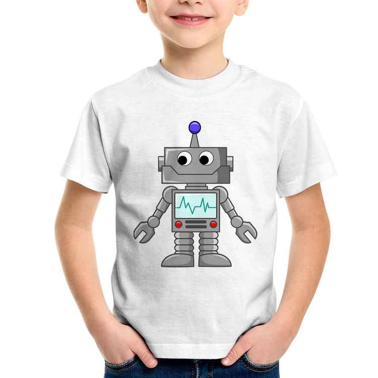 Camiseta Infantil Robozinho