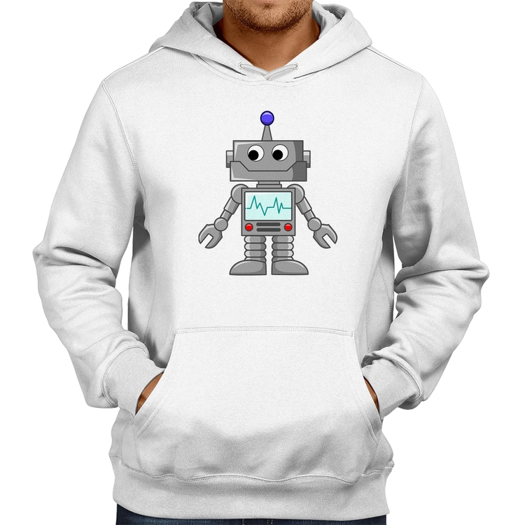 Moletom Robozinho - Branco