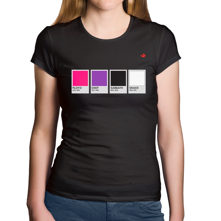 Baby Look Algodão Rock Color Guide