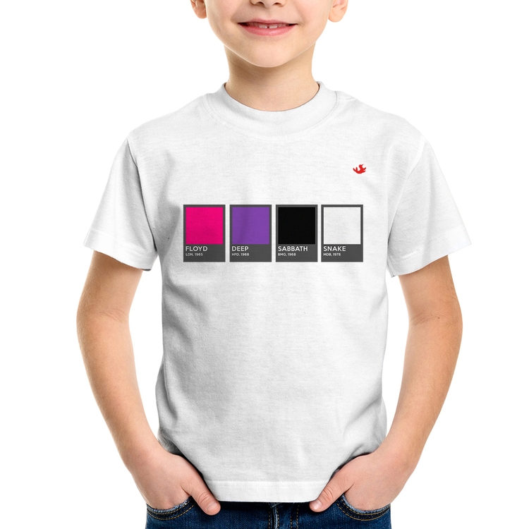 Camiseta Infantil Rock Color Guide