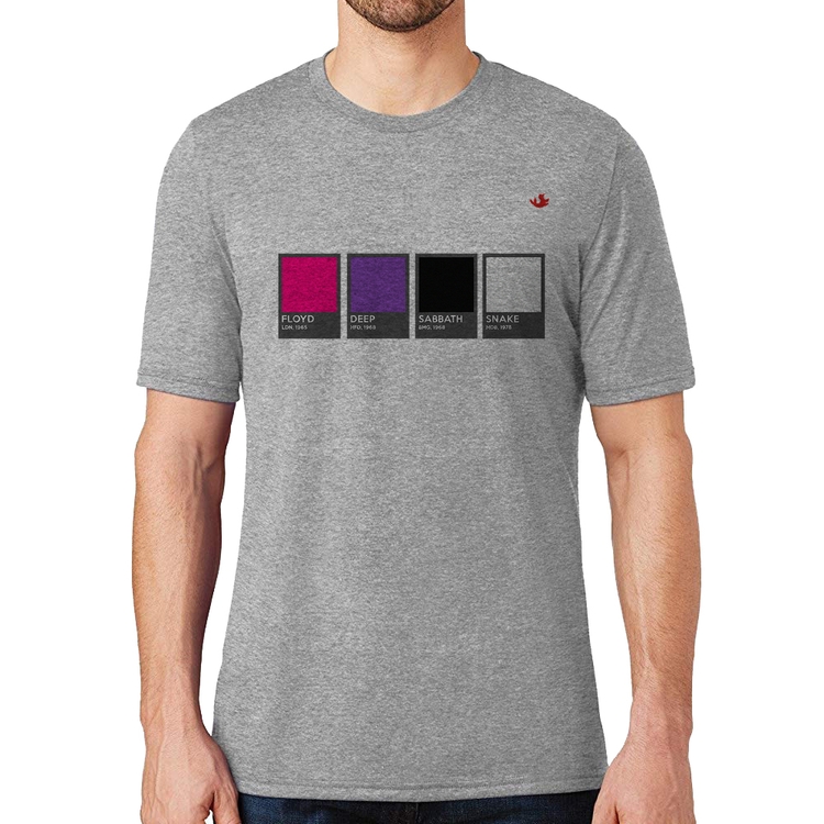 Camiseta Rock Color Guide - Cinza