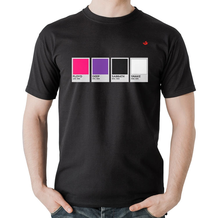 Camiseta Algodão Rock Color Guide