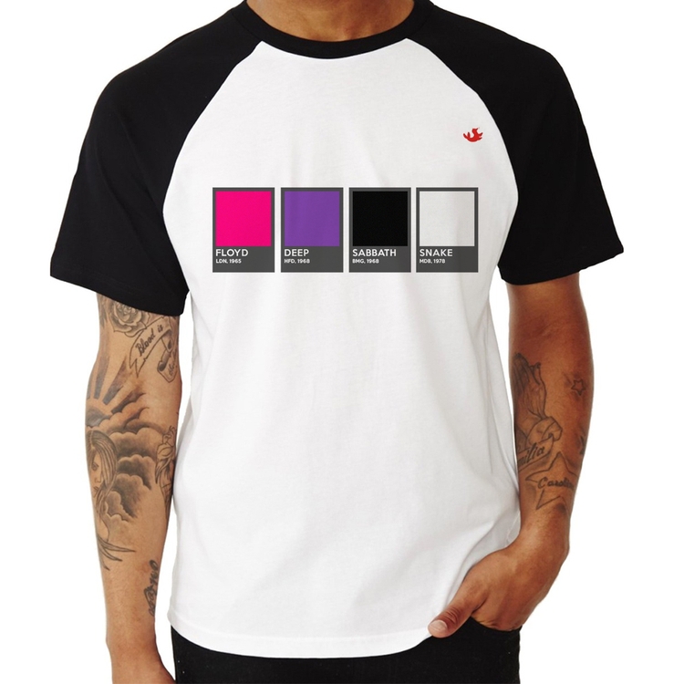 Camiseta Raglan Rock Color Guide