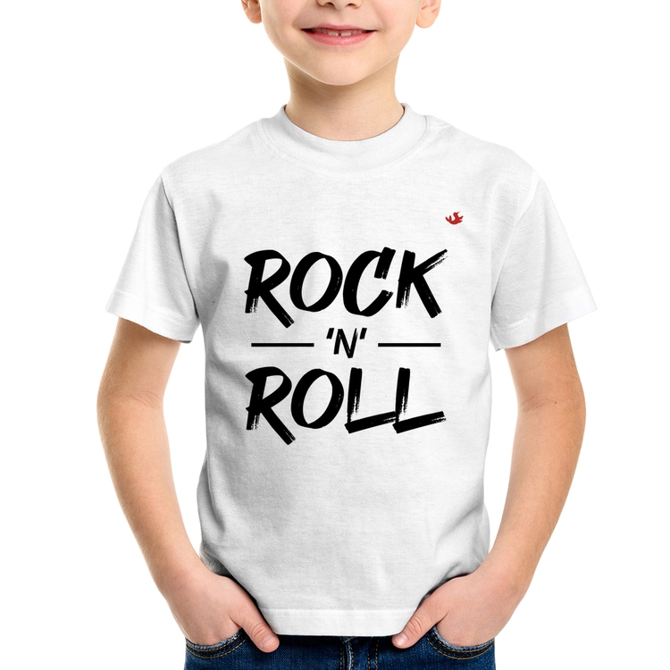Camiseta Infantil Rock n Roll