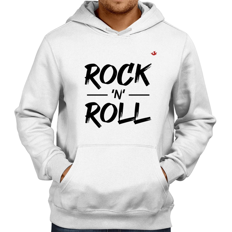 Moletom Rock n Roll - Branco