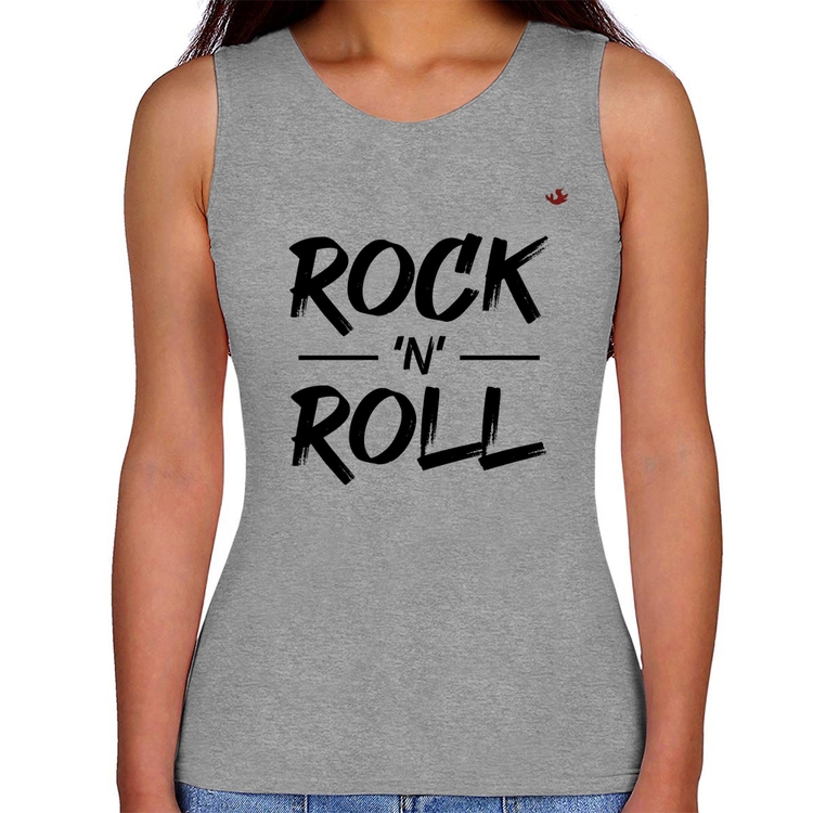 Regata Feminina Rock n Roll - Cinza