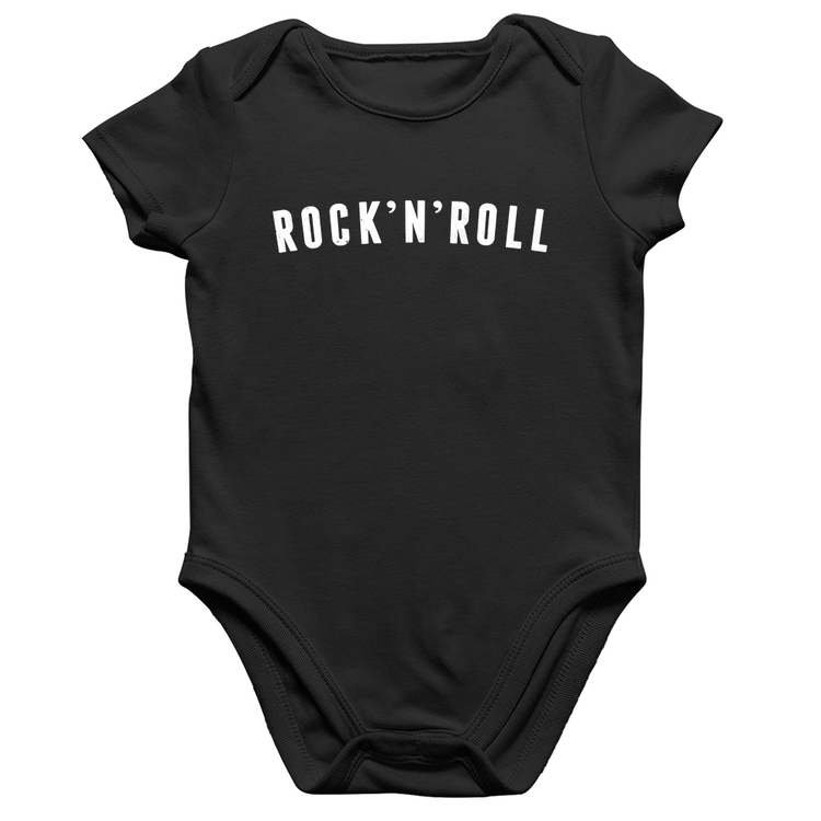 Body Bebê Algodão Rock 'n' Roll