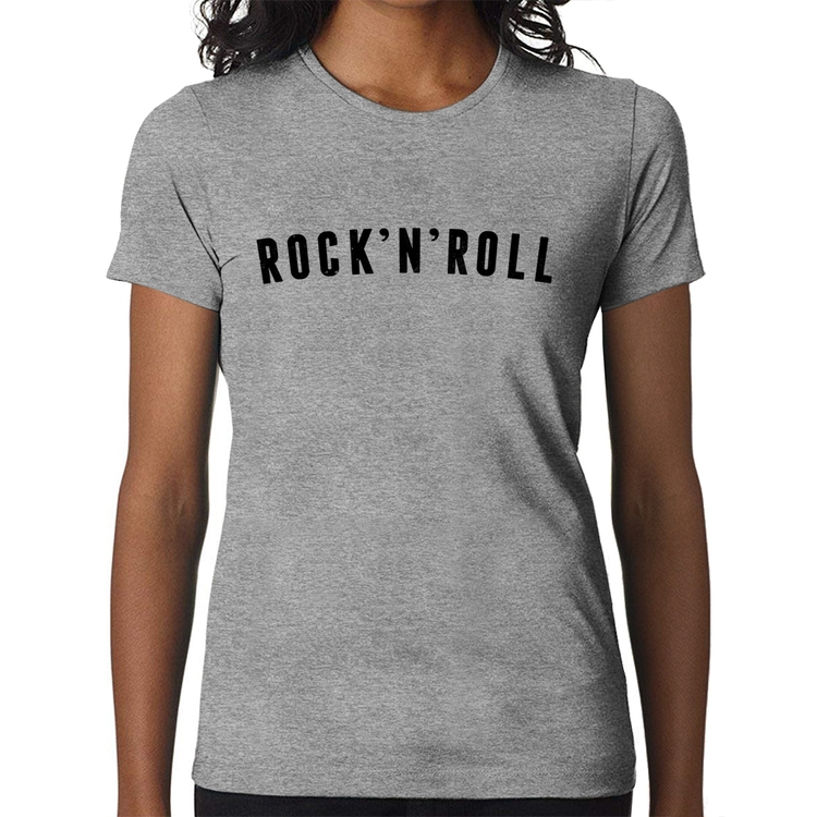 Baby Look Rock 'n' Roll - Cinza
