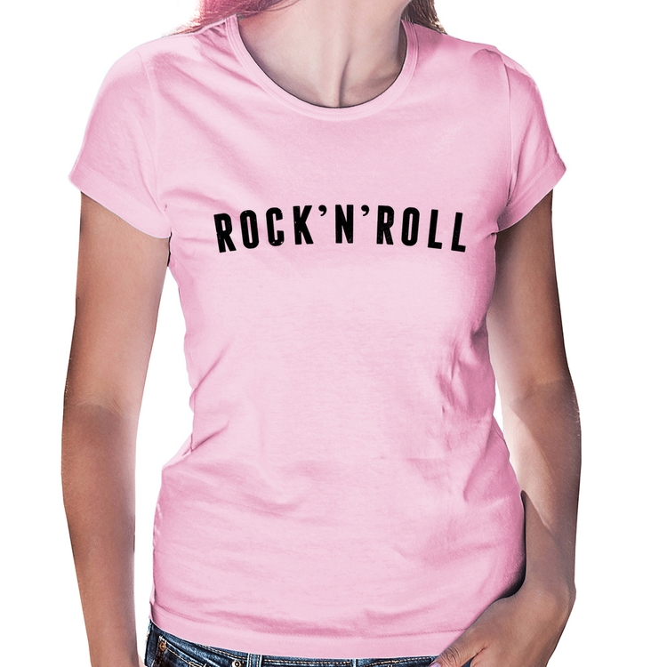 Baby Look Rock 'n' Roll - Rosa Bebê
