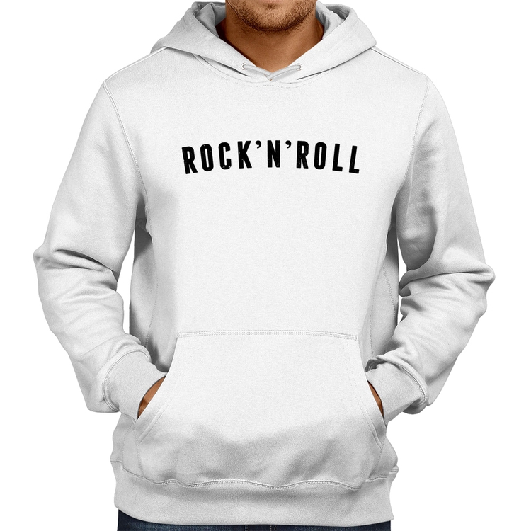 Moletom Rock 'n' Roll - Branco