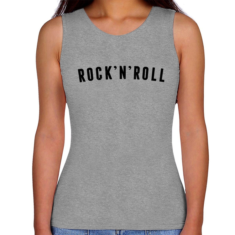 Regata Feminina Rock 'n' Roll - Cinza
