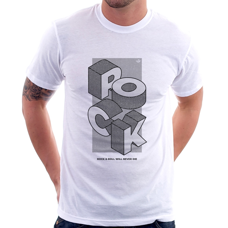 Camiseta Rock & Roll will never die
