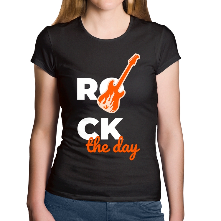 Baby Look Algodão Rock the day