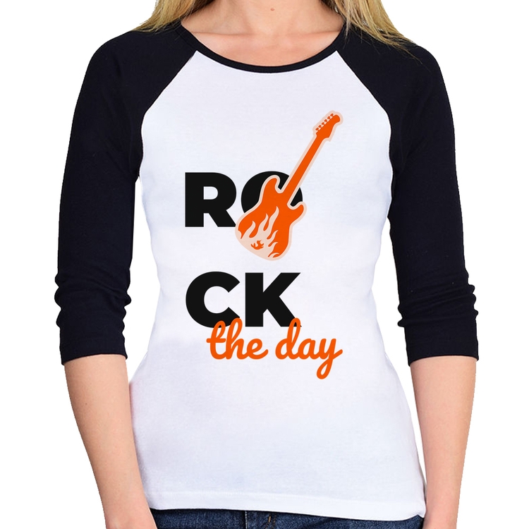 Baby Look Raglan Rock the day Manga 3/4