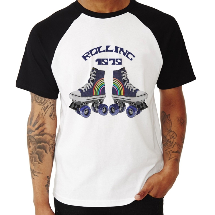 Camiseta Raglan Rolling 1979