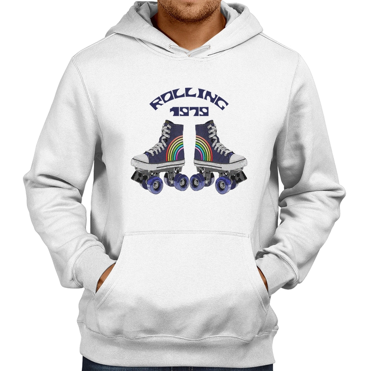 Moletom Rolling 1979 - Branco