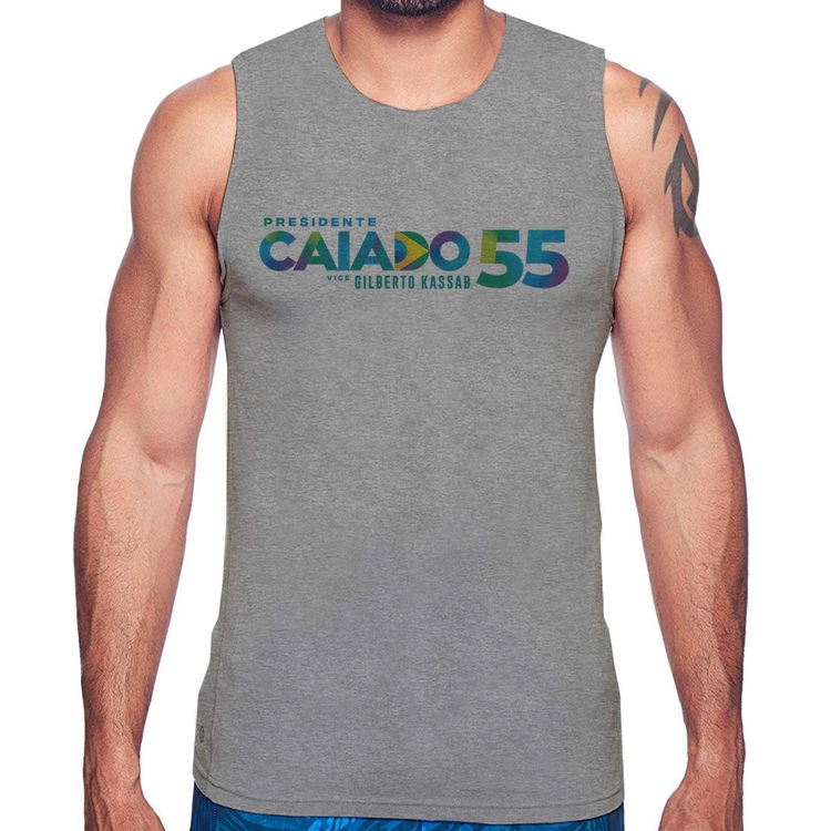 Regata Ronaldo Caiado Presidente 2026 PSD 55 - Cinza