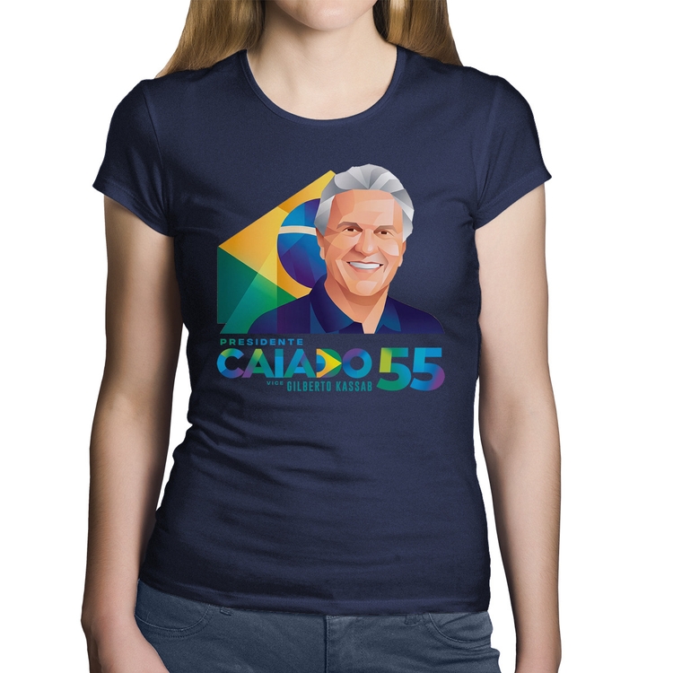 Baby Look Algodão Ronaldo Caiado Presidente - Marinho
