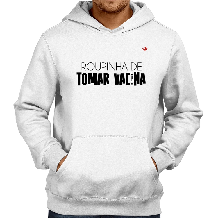Moletom Roupinha de tomar vacina - Branco