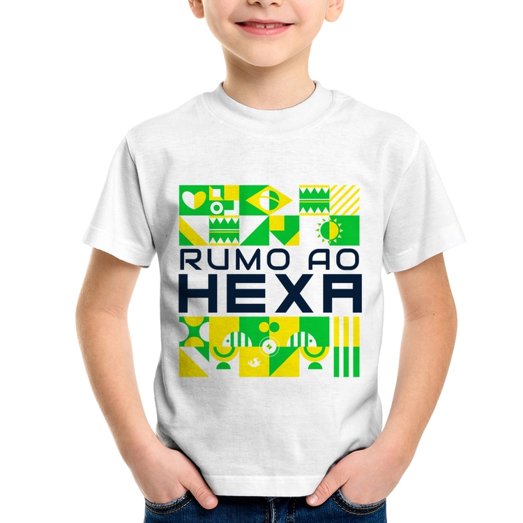 Camiseta Infantil Rumo ao Hexa
