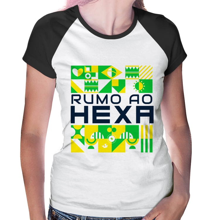Baby Look Raglan Rumo ao Hexa