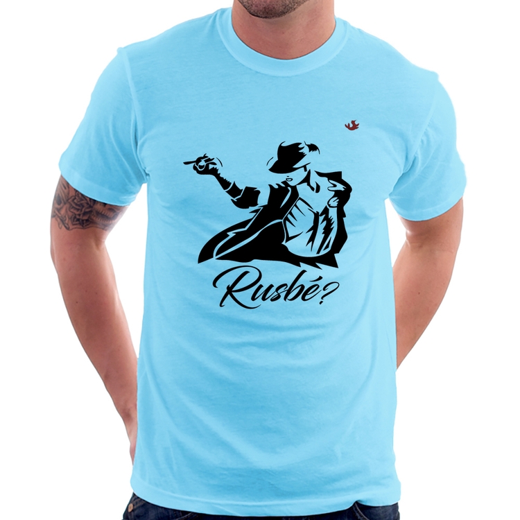 Camiseta Rusbé? - Azul Bebê
