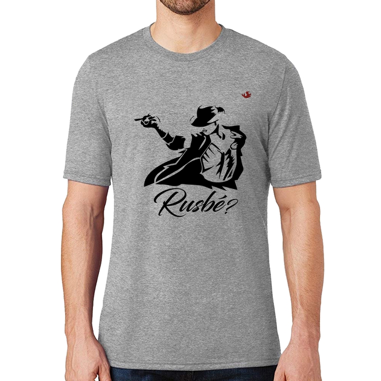 Camiseta Rusbé? - Cinza